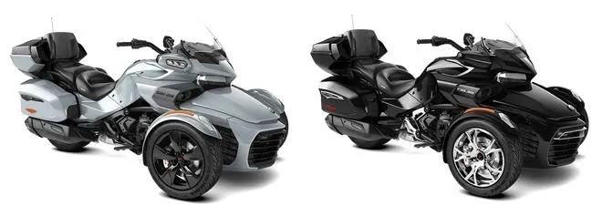 The noble Bombardier motorcycle to the three-wheel RT high-spec version