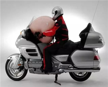 You know what? Motorcycles are also fitted with airbags.