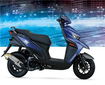 The motorcycle was 