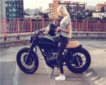 What should a girl ride?