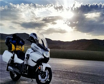 Why are more and more middle-aged people taking motorcycle trips and fewer and fewer commuting bikes