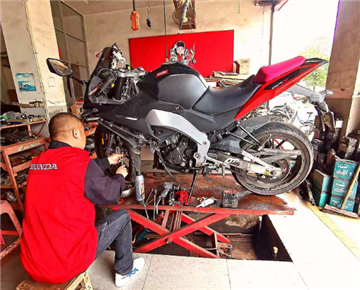 Summary of fault finding methods for electric spray motorcycle