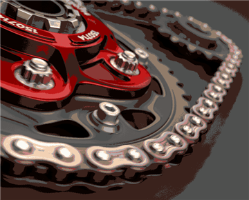 摩托车链条技术、构造 和使用保养全攻略！
