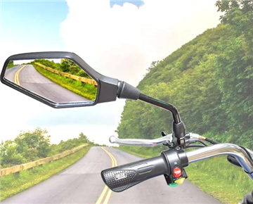 Why is the difference between good and bad motorcycle mirrors very large?