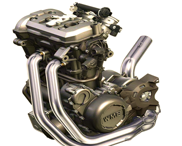 Why is it said that the two-cylinder engine is the best solution for motorcycles?